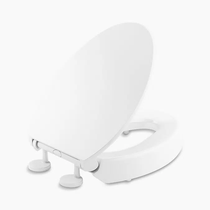 Hyten™ Elevated Quiet-Close™ elongated toilet seat