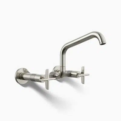 รูปภาพสำหรับ Billet™ Two-hole wall-mount bridge kitchen sink faucet