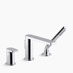 composed® deck-mount bath faucet with handshower