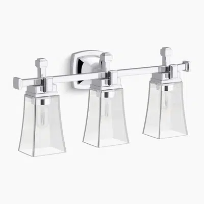 obraz dla Riff® 25" three-light sconce