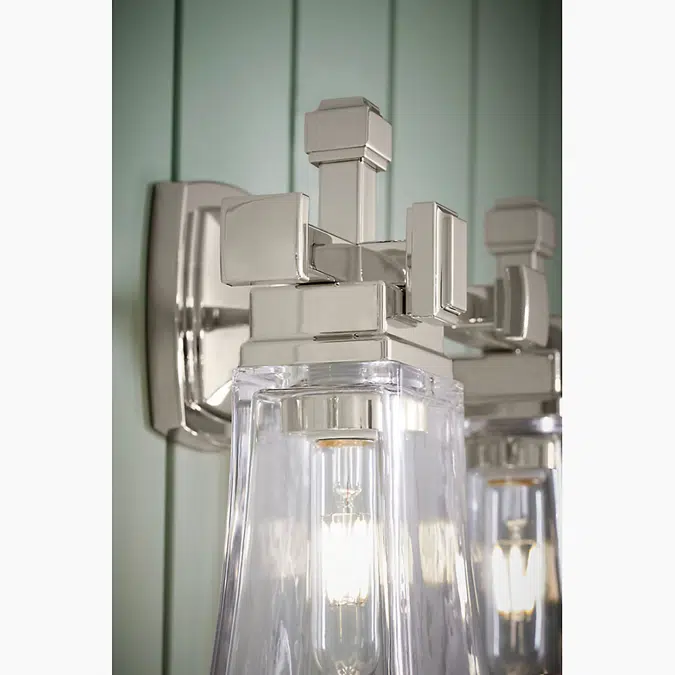 Riff® 25" three-light sconce