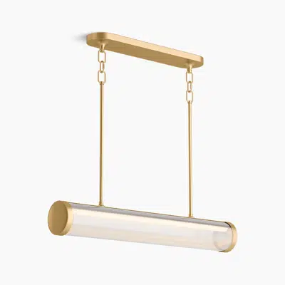 billede til Purist® 34" LED linear chandelier