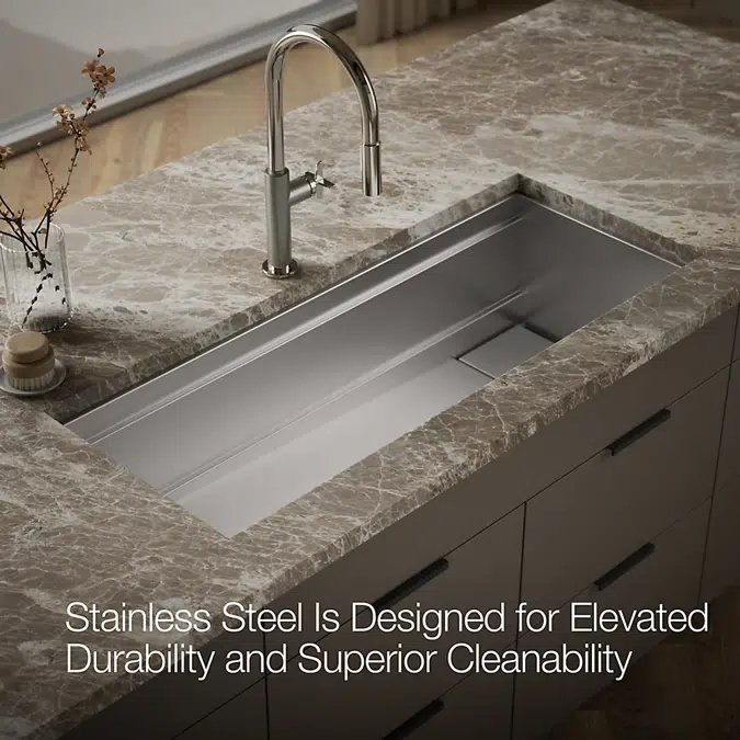 Synthos™ 45-3/4" undermount single-bowl kitchen sink