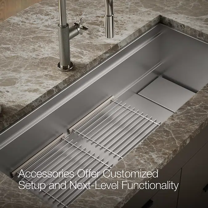 Synthos™ 45-3/4" undermount single-bowl kitchen sink