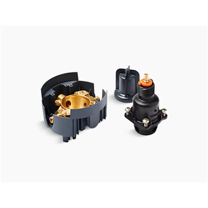 K-P8304-PX Rite-Temp® Valve body and pressure-balancing cartridge kit with PEX crimp connections, project pack