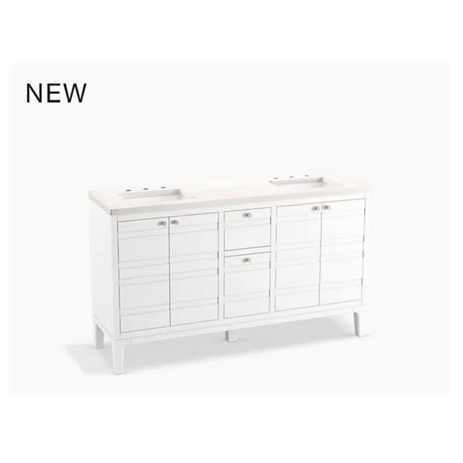 k-33527-asb helst™ 60" bathroom vanity set