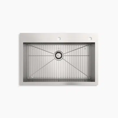 imagem para Decree® 33" top-/undermount single-bowl kitchen sink
