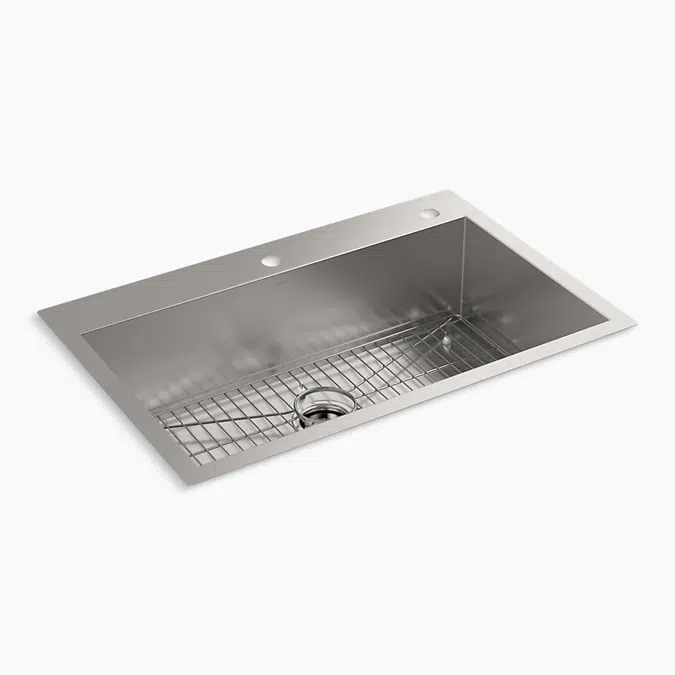 Decree® 33" top-/undermount single-bowl kitchen sink