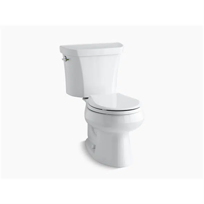 K-3987 Wellworth® Two-piece round-front dual-flush toilet