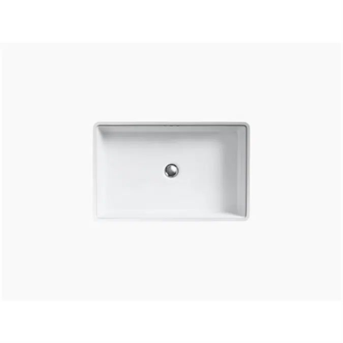 K-2297-G Kathryn® 23-7/8" x 15-5/8" x 6-1/4" Undermount bathroom sink with glazed underside
