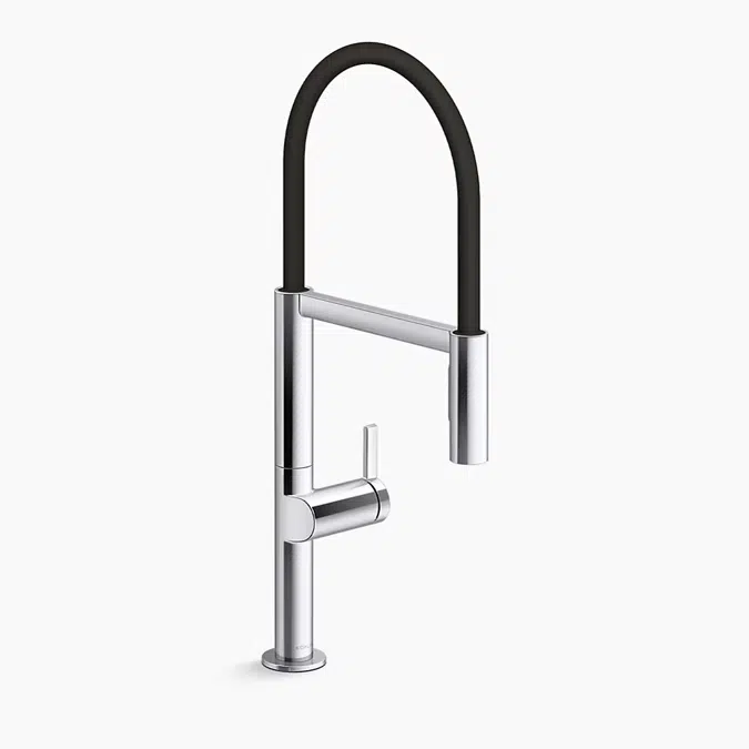 Components® Semi-professional kitchen sink faucet with two-function sprayhead