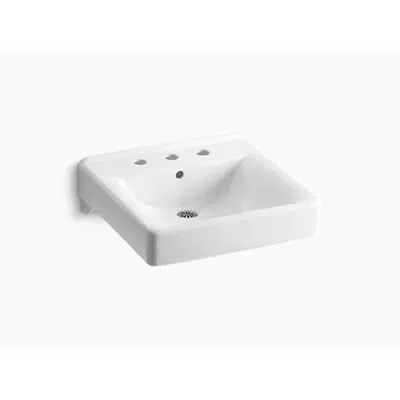 изображение для K-2053 Soho® 20" x 18" wall-mount/concealed arm carrier bathroom sink with 8" widespread faucet holes