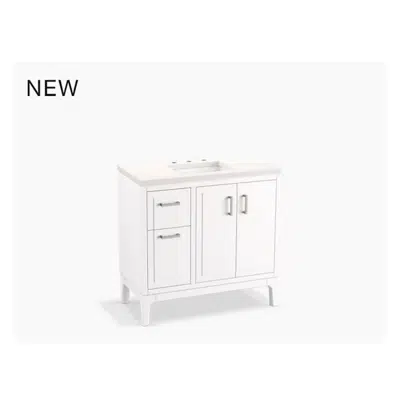 K-33553-ASB Seer™ 36" bathroom vanity set için görüntü