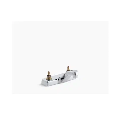 Image for K-7404-KN Triton® 0.5 gpm centerset commercial bathroom sink base faucet, requires handles, drain not included