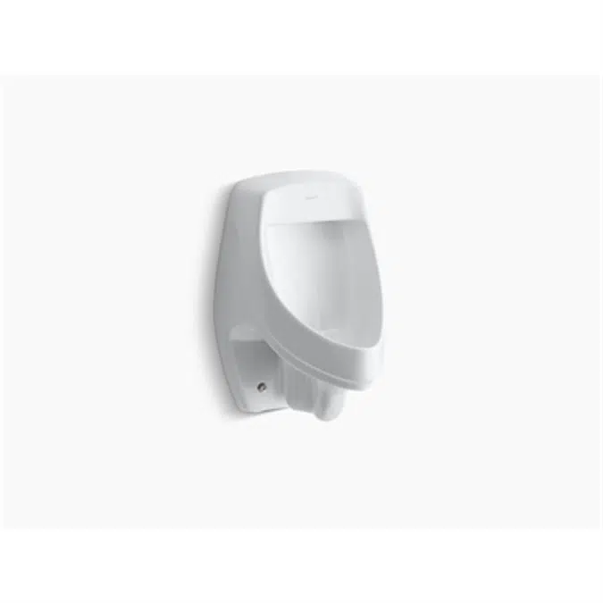 K-5016-ERSS Dexter™ siphon-jet wall-mount 0.5 or 1.0 gpf urinal with rear spud, antimicrobial