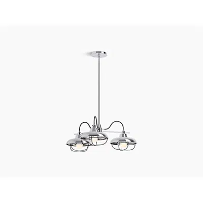 Image for K-23662-CH03 Modern Farm Three-light chandelier