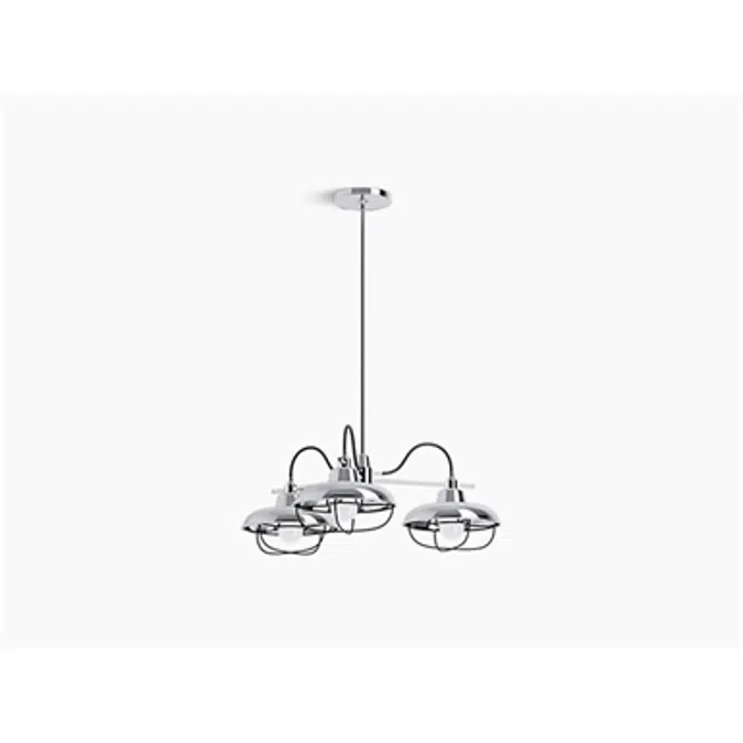 K-23662-CH03 Modern Farm Three-light chandelier