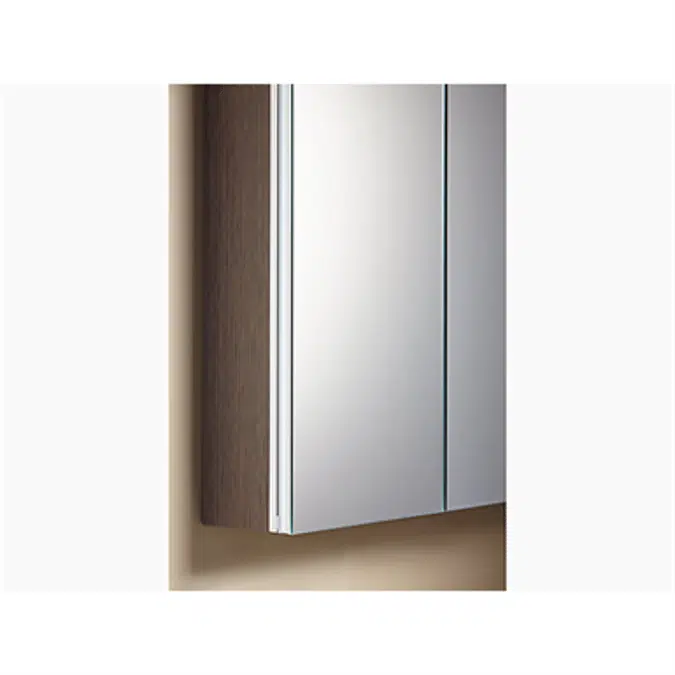 K-99010 Verdera® 40" W x 30" H aluminum medicine cabinet