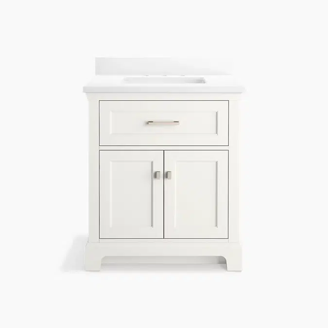 Charlemont™ 30" bathroom vanity cabinet with sink and quartz top