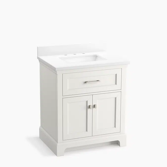 Charlemont™ 30" bathroom vanity cabinet with sink and quartz top