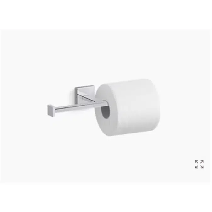 K-23288 Square Double toilet paper holder