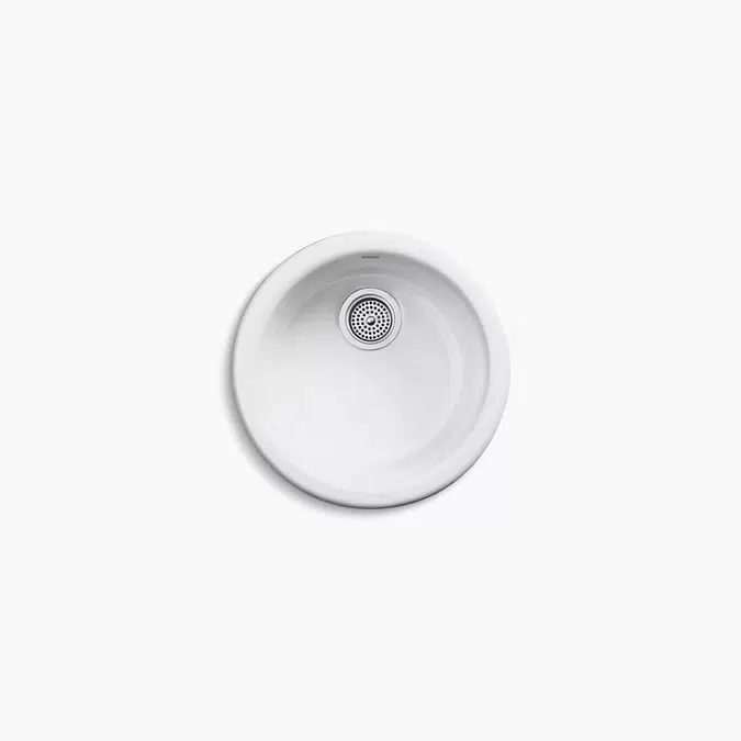 Porto Fino™ 18-1/2" top-/undermount single-bowl bar sink