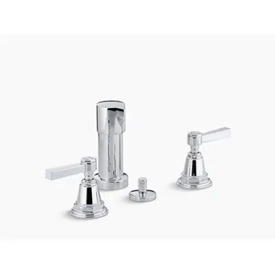 imagen para K-13142-4A Pinstripe® Pure Vertical spray bidet faucet with lever handles