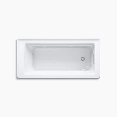 Imagem para Archer® 66" x 32" alcove whirlpool bath with Bask® heated surface, right drain}
