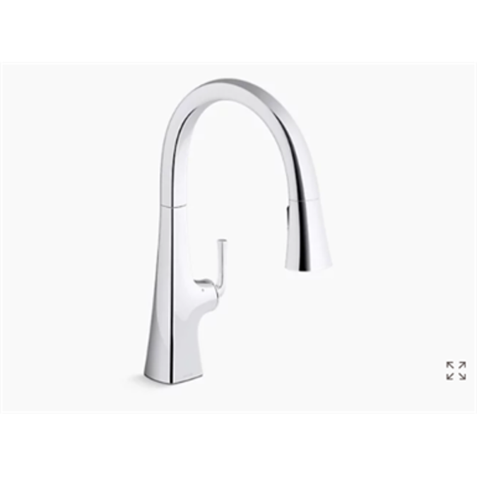 BIM nesneleri Ücretsiz indirin! K22068WB Graze® Kitchen sink faucet with KOHLER® Konnect