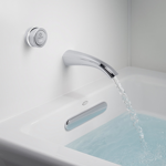 dtv mode® wall-mount bath filler digital interface