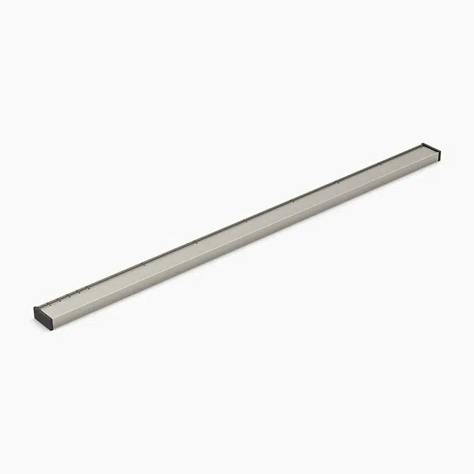 Kohler 2-1/2" x 60" linear drain grate with tile-in panel