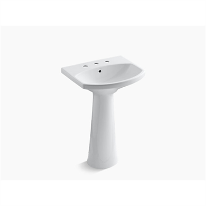 BIM objects Free download! K23628 Cimarron® Pedestal bathroom sink