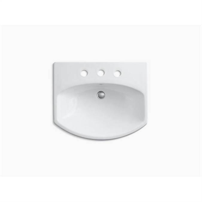 BIM objects Free download! K23628 Cimarron® Pedestal bathroom sink
