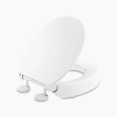 รูปภาพสำหรับ Hyten™ Elevated Quiet-Close™ round-front toilet seat