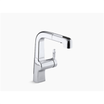 k-6332 evoke® single-hole bar sink faucet with 8" pull-out spout