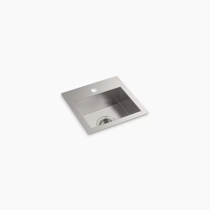 Vault™ 15" top-/undermount single-bowl bar sink