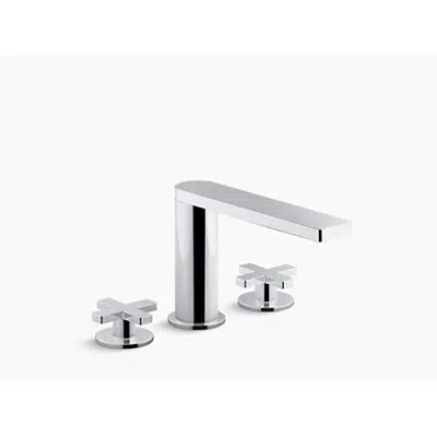 imagem para K-73060-3 Composed® Widespread bathroom sink faucet with cross handles
