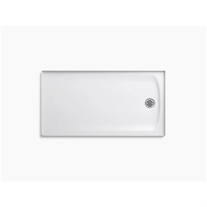 K-1936 Ballast® 60" x 32" shower base with right-hand drain