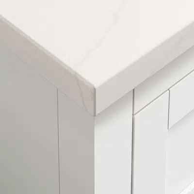 Image for Hadron™ 60" bathroom vanity cabinet with sinks and quartz top