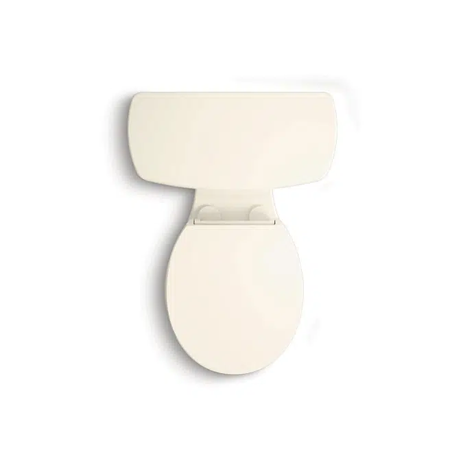 Hyten™ Elevated Quiet-Close™ round-front toilet seat