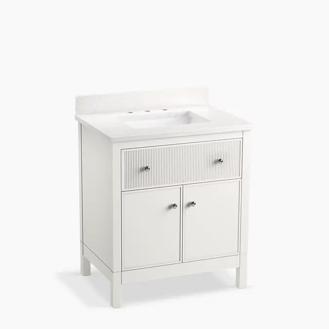 Malin™ by Studio McGee 30" bathroom vanity cabinet with sink and quartz top