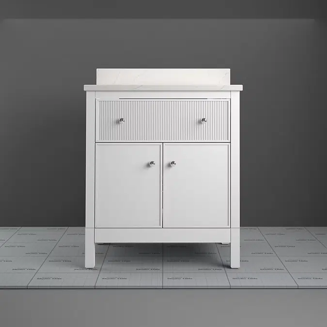 Malin™ by Studio McGee 30" bathroom vanity cabinet with sink and quartz top