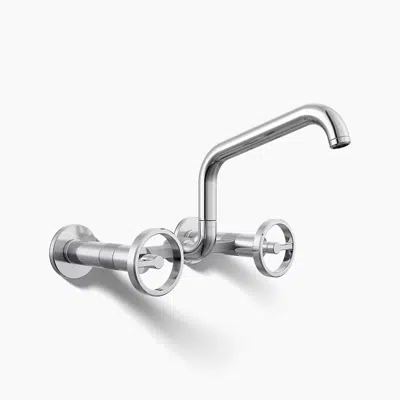 รูปภาพสำหรับ Billet™ Two-hole wall-mount bridge kitchen sink faucet