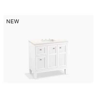 Image for K-33537-ASB Hearthaven™ 36" bathroom vanity set