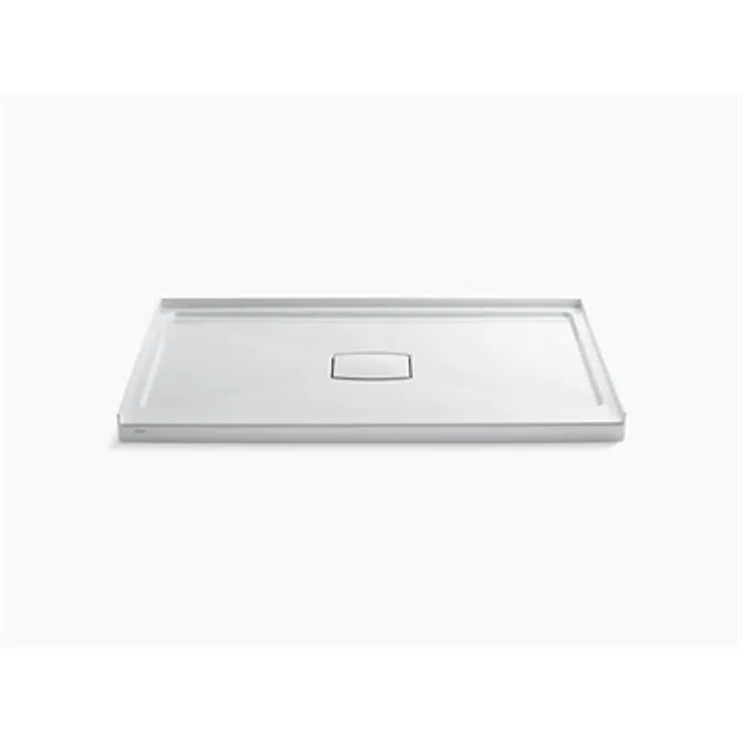 K-9479 Archer® 60" x 36" single threshold center drain shower base with removable cover