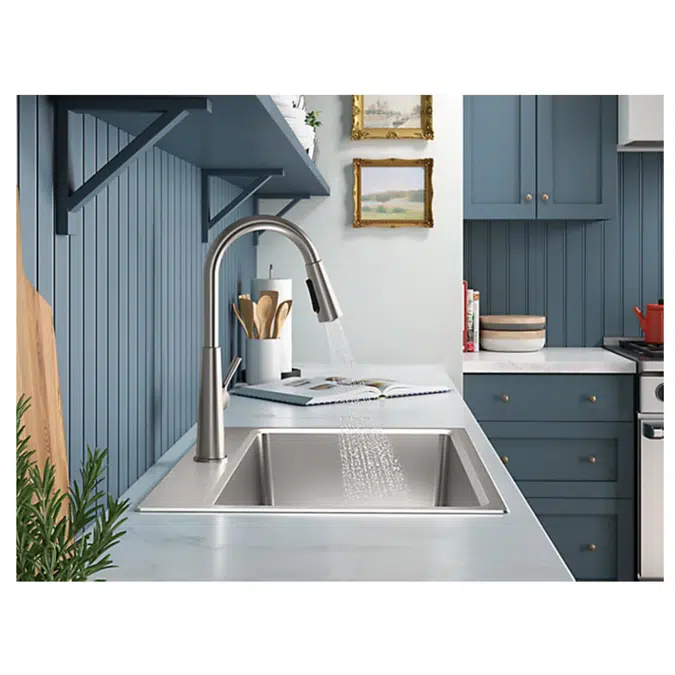 K-R31466-1PC Prologue® 33" x 22" x 9" top-mount/undermount single-bowl kitchen sink kit