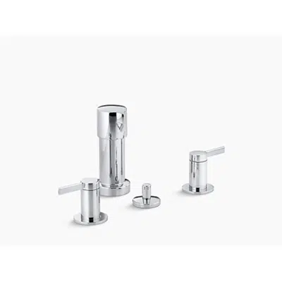 画像 K-960-4 Stillness® Vertical spray bidet faucet with lever handles