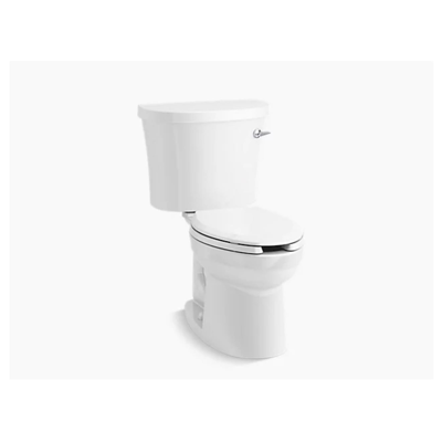 Image for K-25087-TR Kingston™ Two-piece elongated 1.28 gpf toilet with right-hand trip lever and tank cover locks