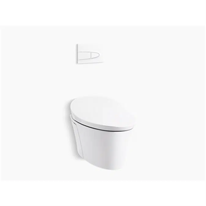 K-5402 Veil® Intelligent compact elongated dual-flush wall hung toilet