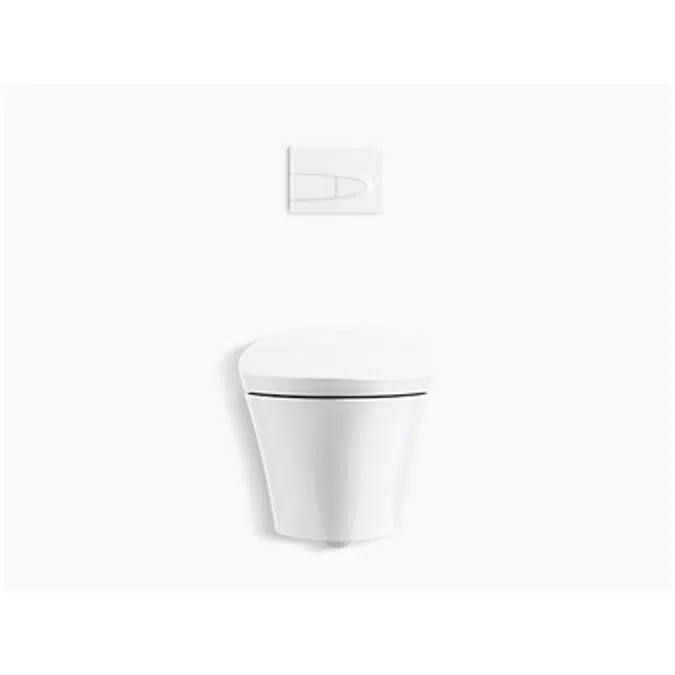 K-5402 Veil® Intelligent compact elongated dual-flush wall hung toilet